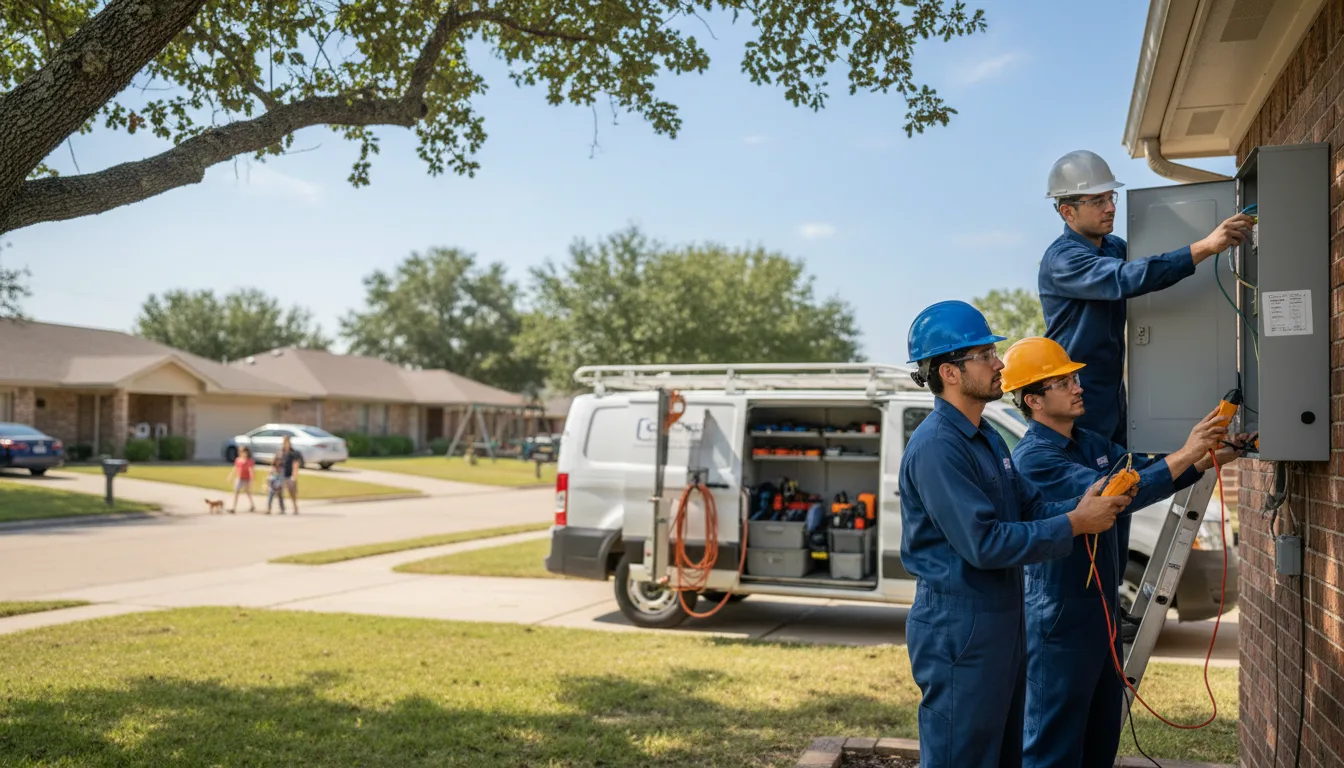 Certified electrician providing emergency electrical services in Wyncote, PA